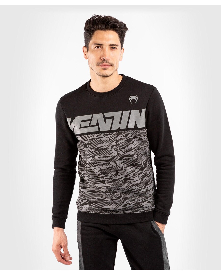 Venum Connect Crewneck Sweatshirt - Black/Dark Camo