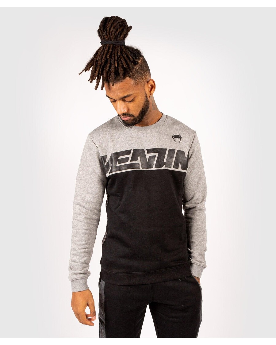 Venum Connect Crewneck Sweatshirt - Black/Heather Grey