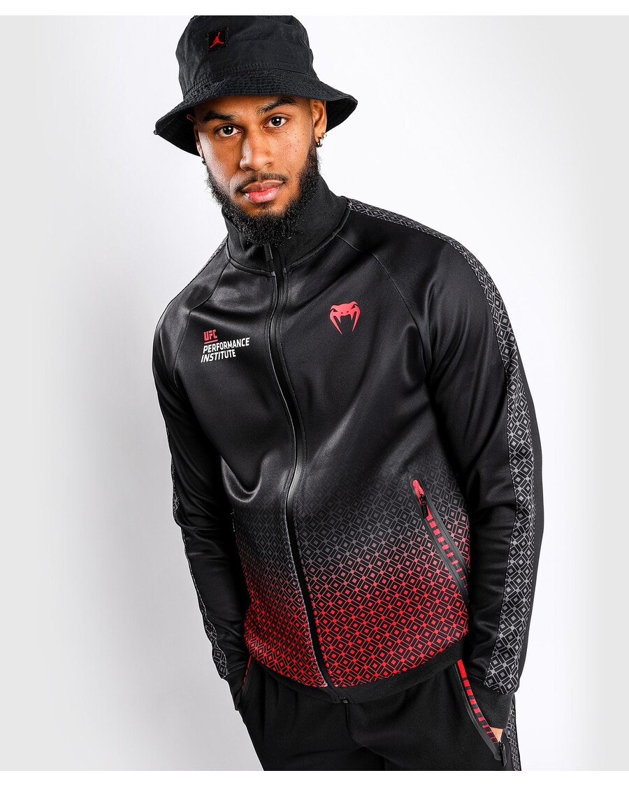 UFC Venum Performance Institute Track Jacket - Black/Red