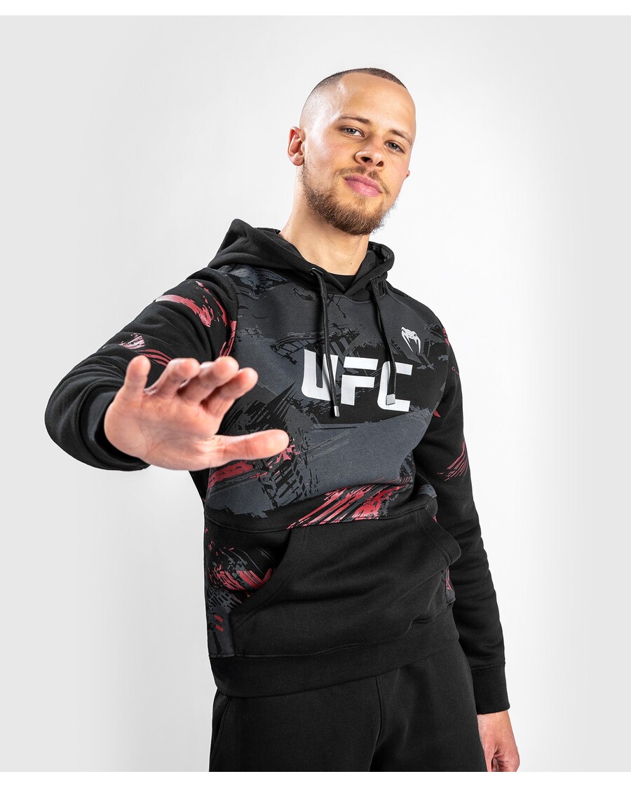 UFC Venum Authentic Fight Week 2.0 Men’s Pullover Hoodie - Black/Red