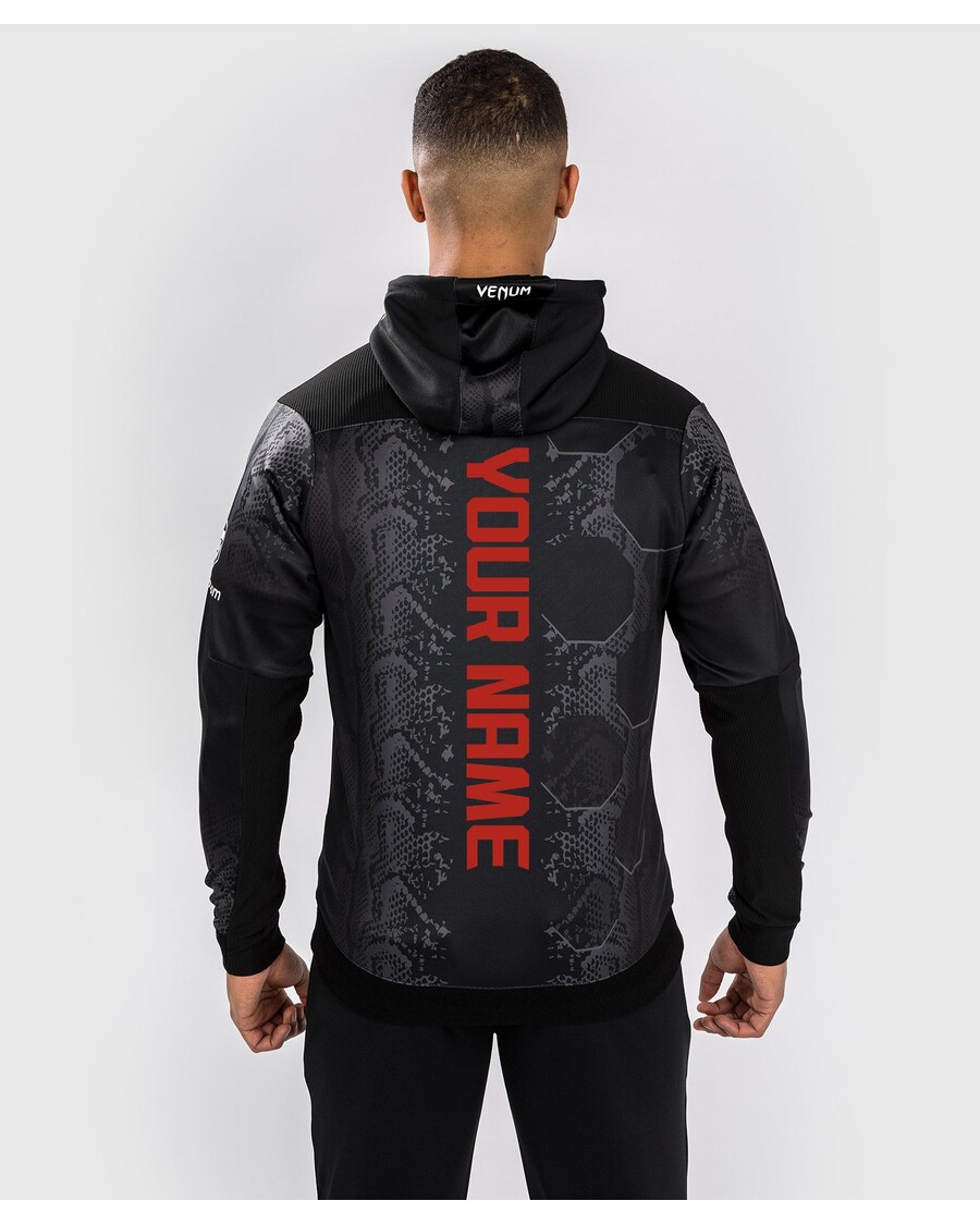 UFC Adrenaline by Venum Personalized Authentic Fight Night Men's Walkout Hoodie - Black