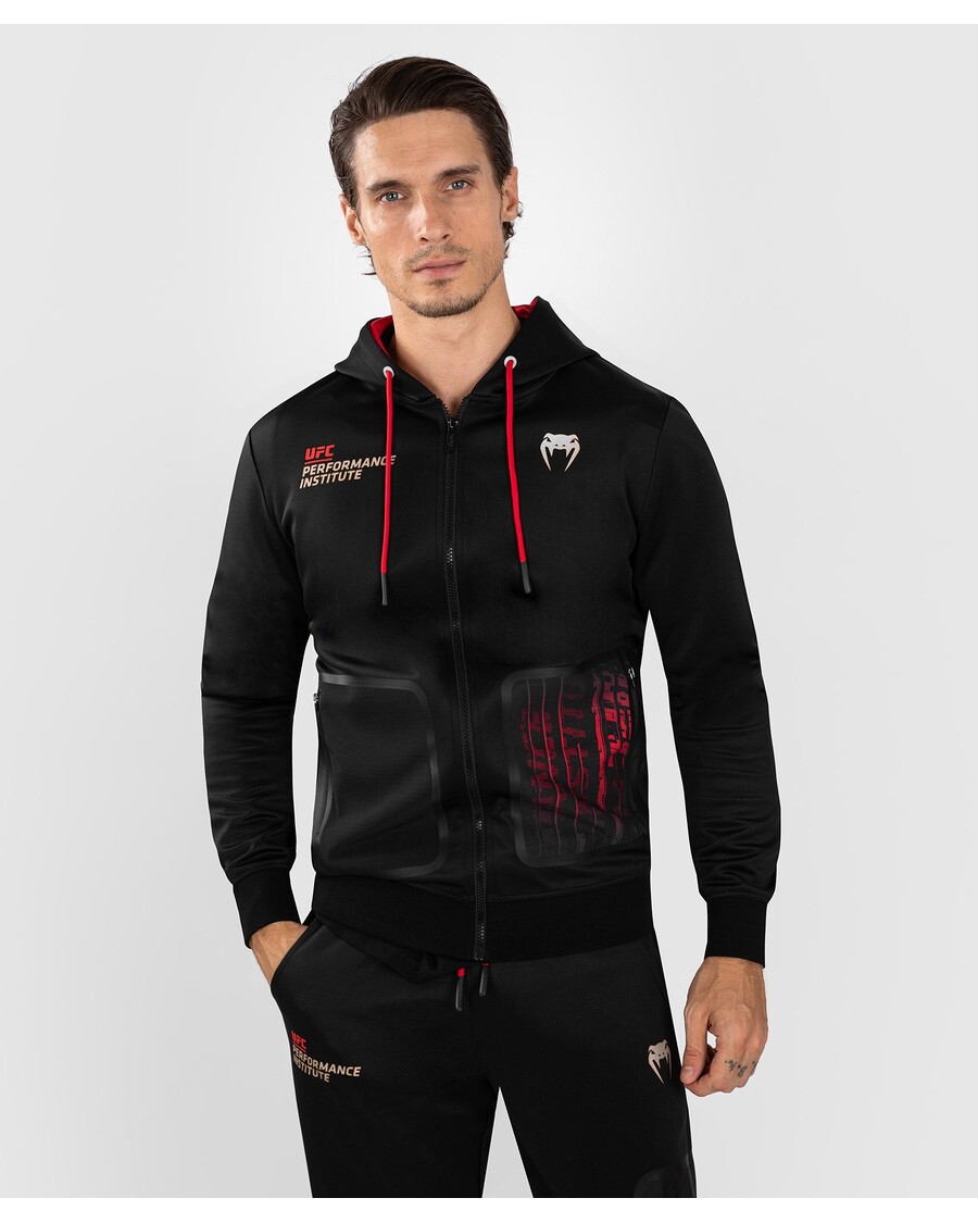 UFC Venum Performance Institute 2.0 Men’s Zip Hoodie - Black/Red