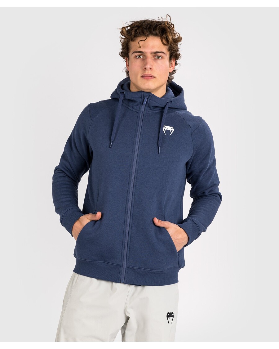 Venum Strikeland  Full Zip Hoodie - Navy Blue