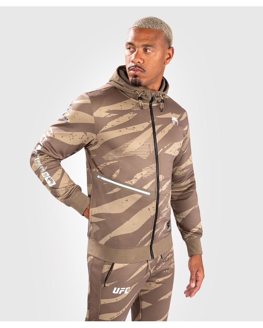 UFC Adrenaline by Venum Fight Week Men’s zip Hoodie - Desert Camo