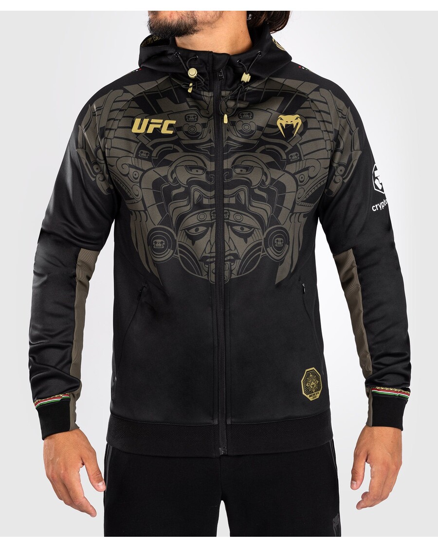 Noche UFC By Venum Authentic Fight Night Men’s Walkout Hoodie - Black