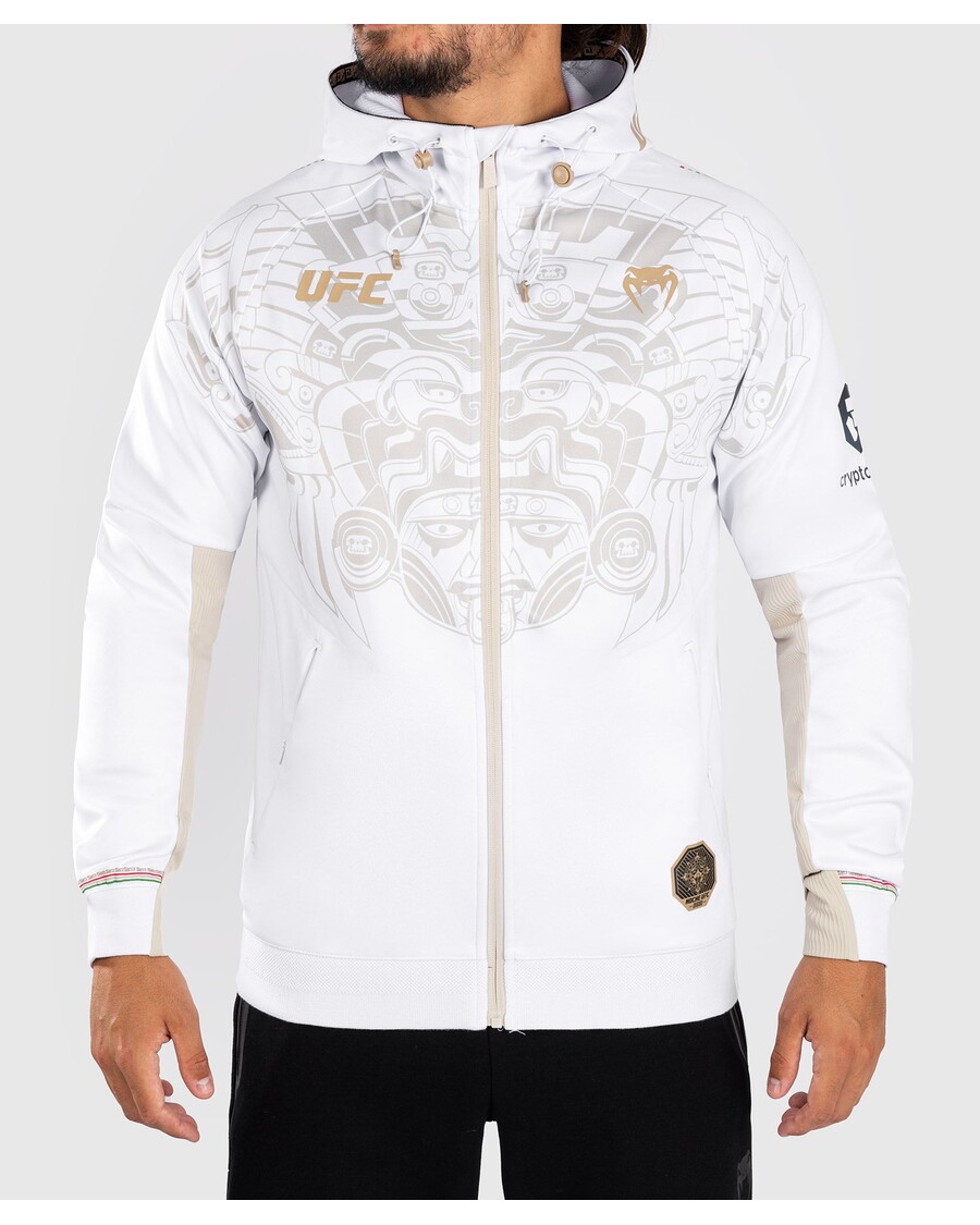 Noche UFC By Venum Authentic Fight Night Men’s Walkout Hoodie - White