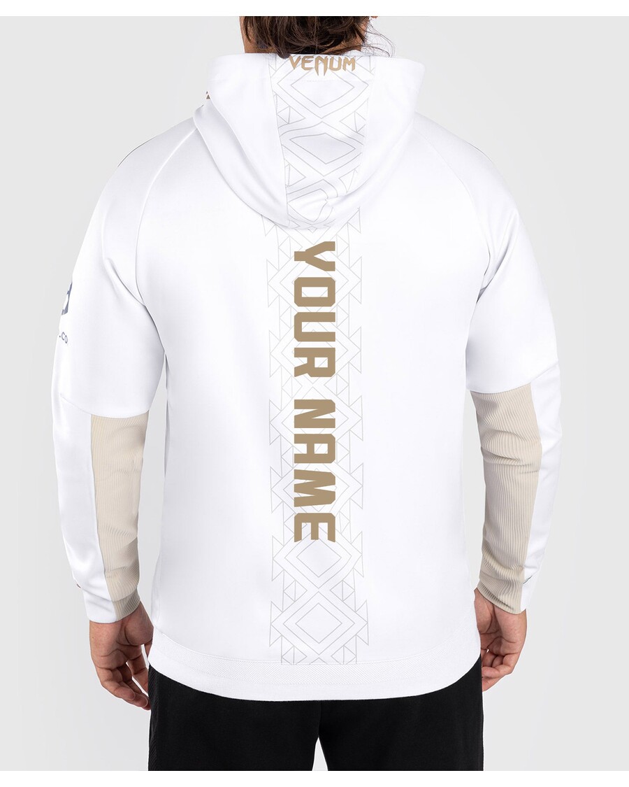 UFC Noche by Venum Personalized Authentic Fight Night Men's Walkout Hoodie - White