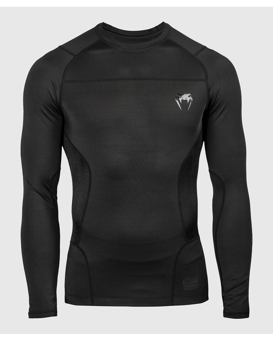 Venum G-Fit Rashguard - Long Sleeves - Black