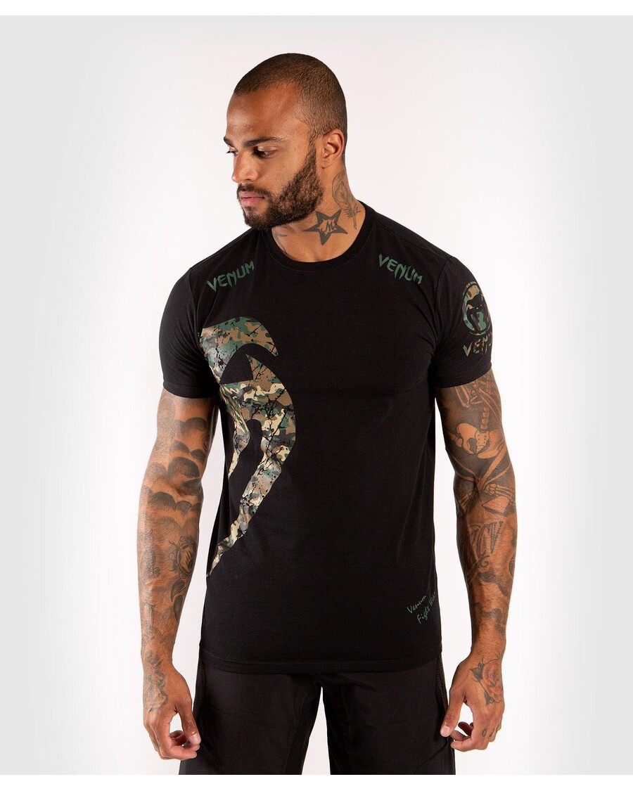 Venum Original Giant T-Shirt - Black/Forest Camo