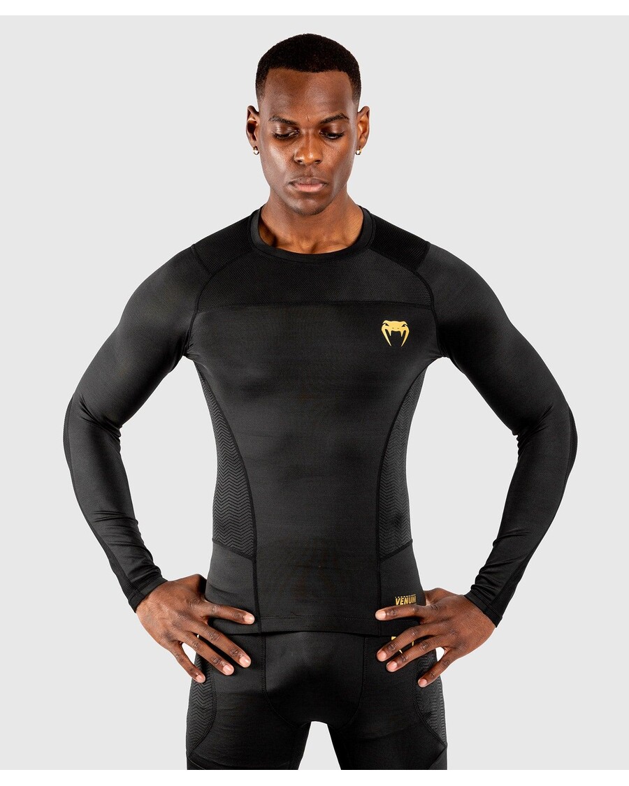 Venum G-Fit Rashguard - Long Sleeves - Black/Gold