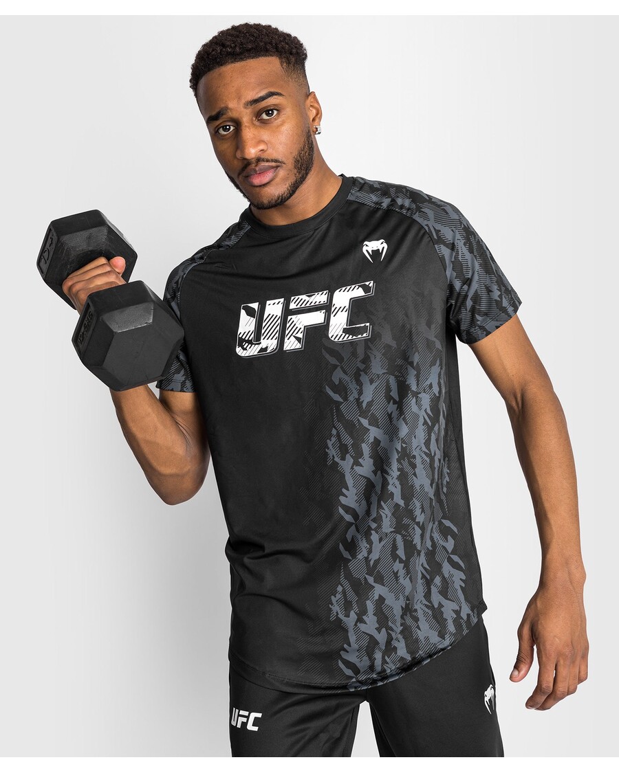 UFC Venum Authentic Fight Week Men's Performance Short Sleeve T-shirt - Black