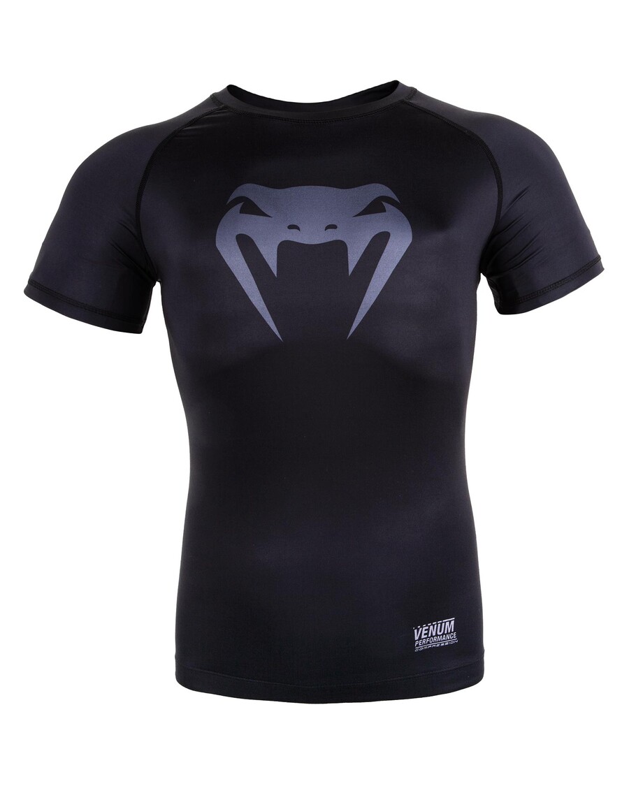 Venum Contender 3.0 Compression T-shirt - Short Sleeves - Black/Grey