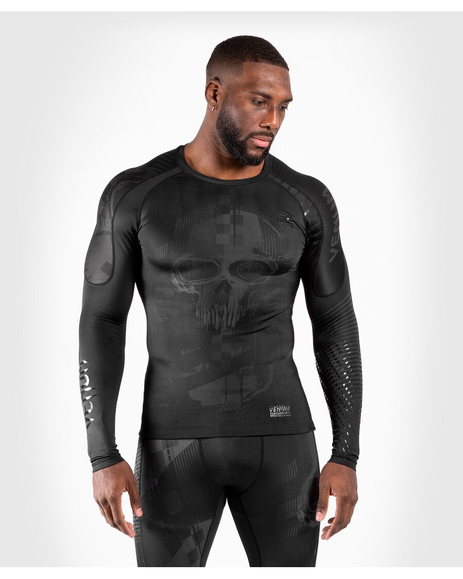 Venum Skull Rashguard - Long sleeves - Black/Black