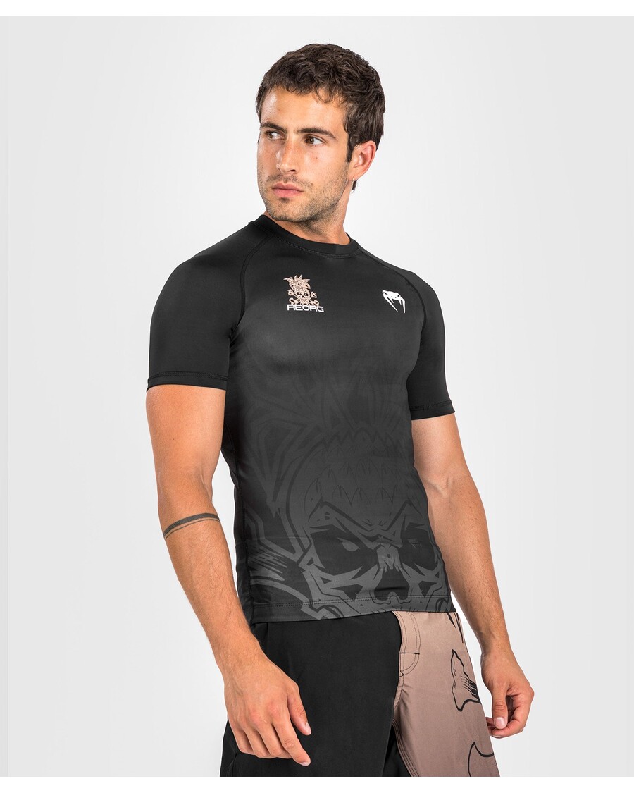 Venum Reorg Rashguard - Short Sleeves - Black