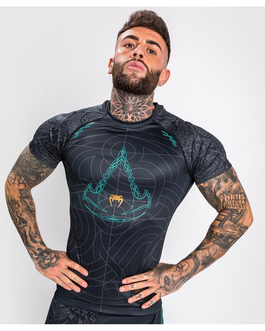 Venum Assassin's Creed Reloaded Rashguard - Short Sleeves - Black