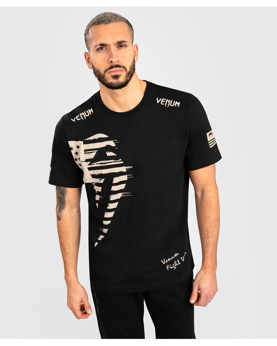 Venum Giant USA T-shirt - Normale Pasvorm - Zwart