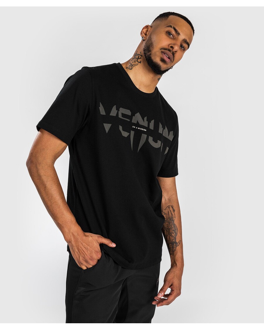 Venum On Mission T-shirt - Regular Fit - Black