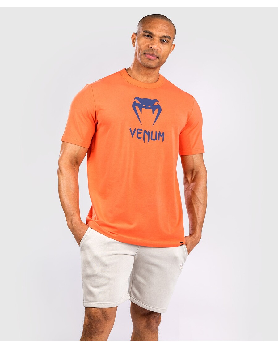 Venum Classic T-Shirt - Orange/Navy Blue