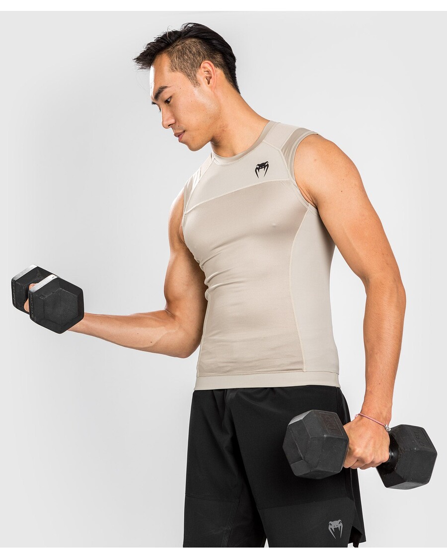 Venum G-Fit Air Rashguard Sleeveless - Sand