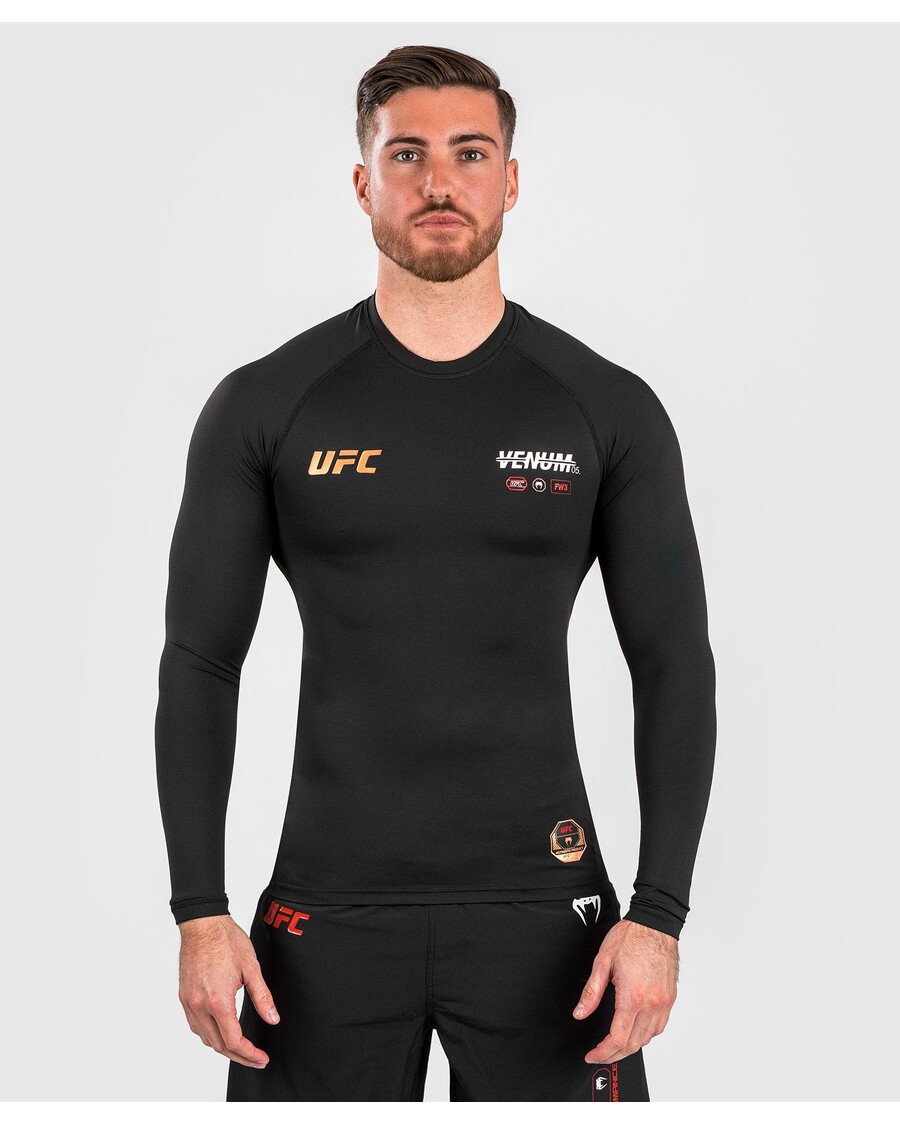 UFC Adrenaline by Venum Fight Week Men’s Performance Long-sleeve Rashguard - Black