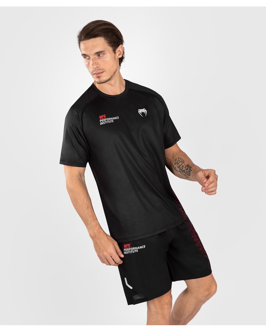 UFC Venum Performance Institute 2.0 Men’s Dry-Tech Shirt - Black/Red