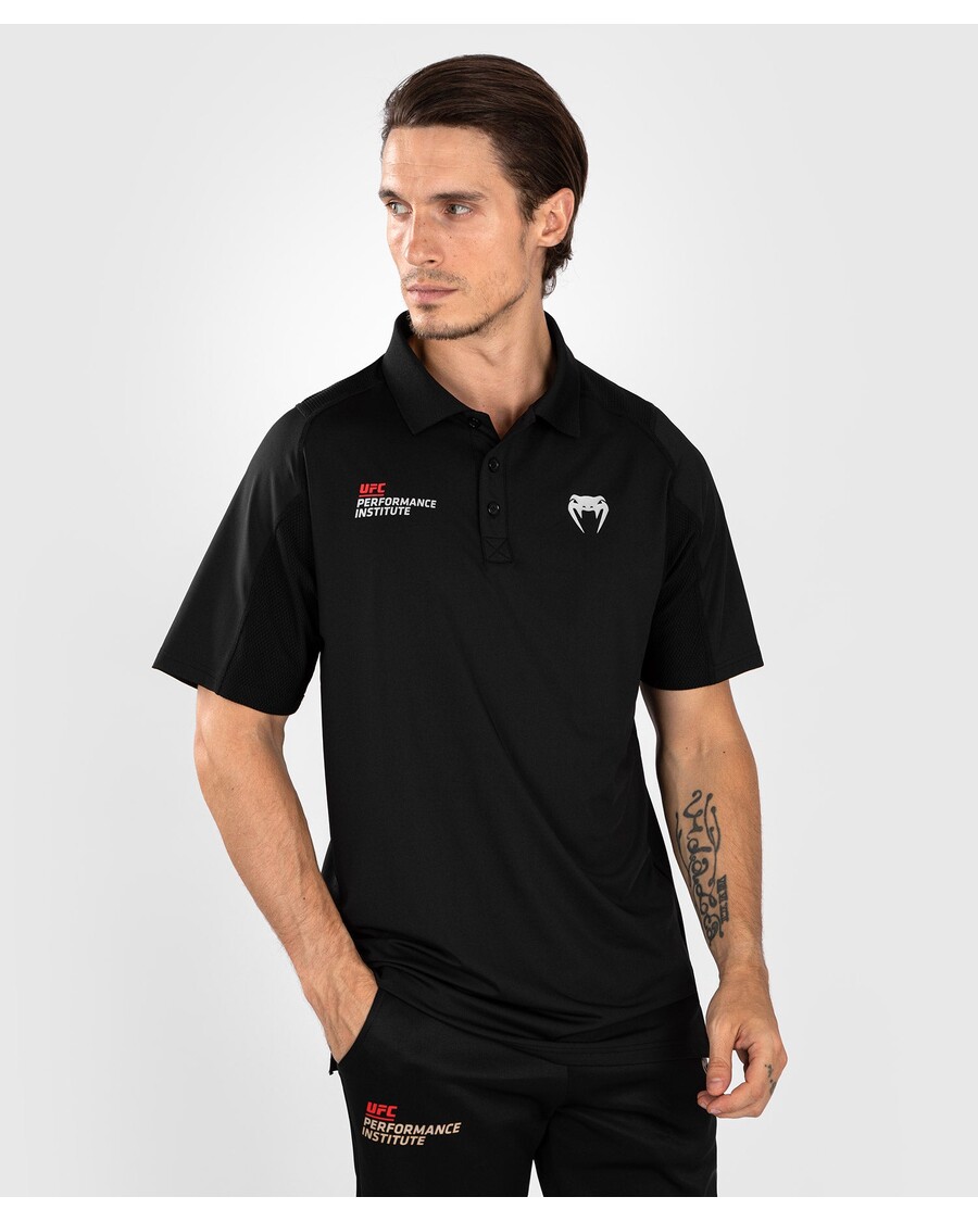 UFC Venum Performance Institute 2.0 Men’s Polo Shirt - Black/Red