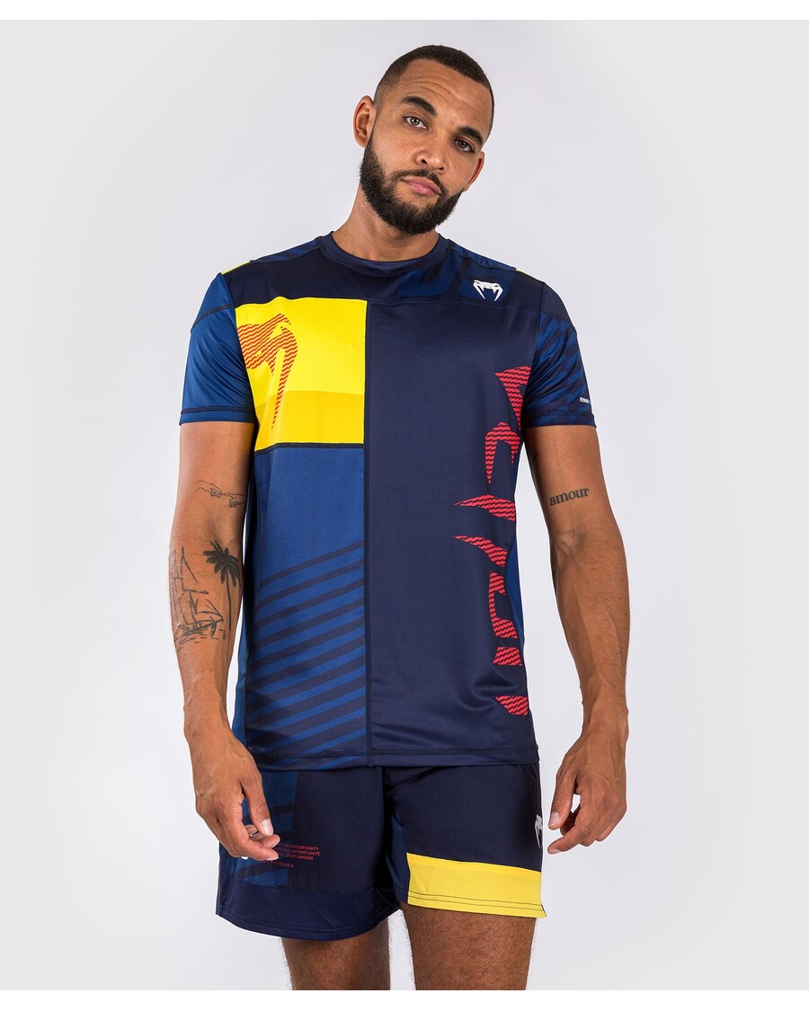 Venum Sport 05 Dry Tech T-shirt - Blue/Yellow