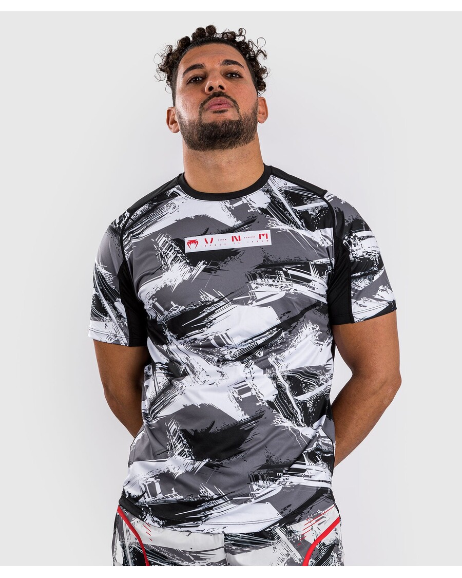 Venum Electron 3.0 Dry-Tech t-shirt - Grey/Red