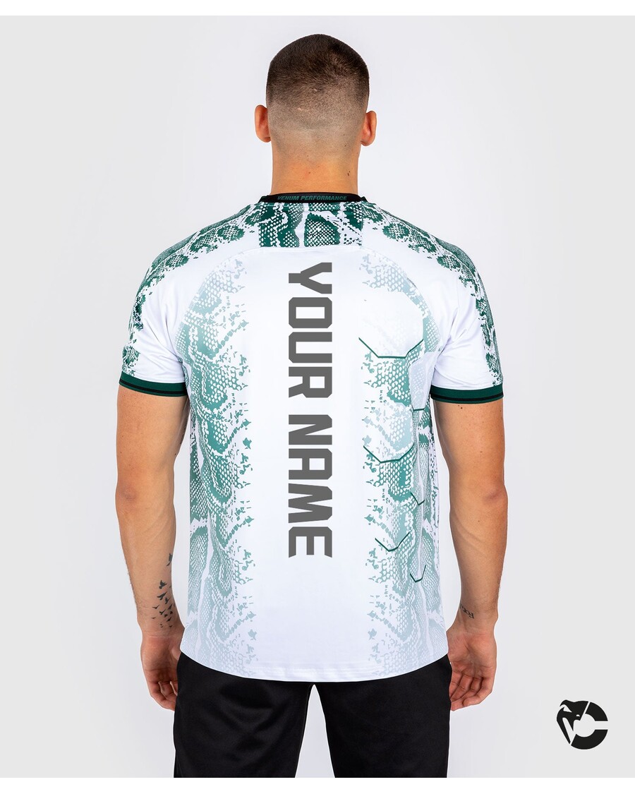 UFC Adrenaline by Venum Personalized Authentic Fight Night Men’s Jersey - Emerald Edition - White/Green