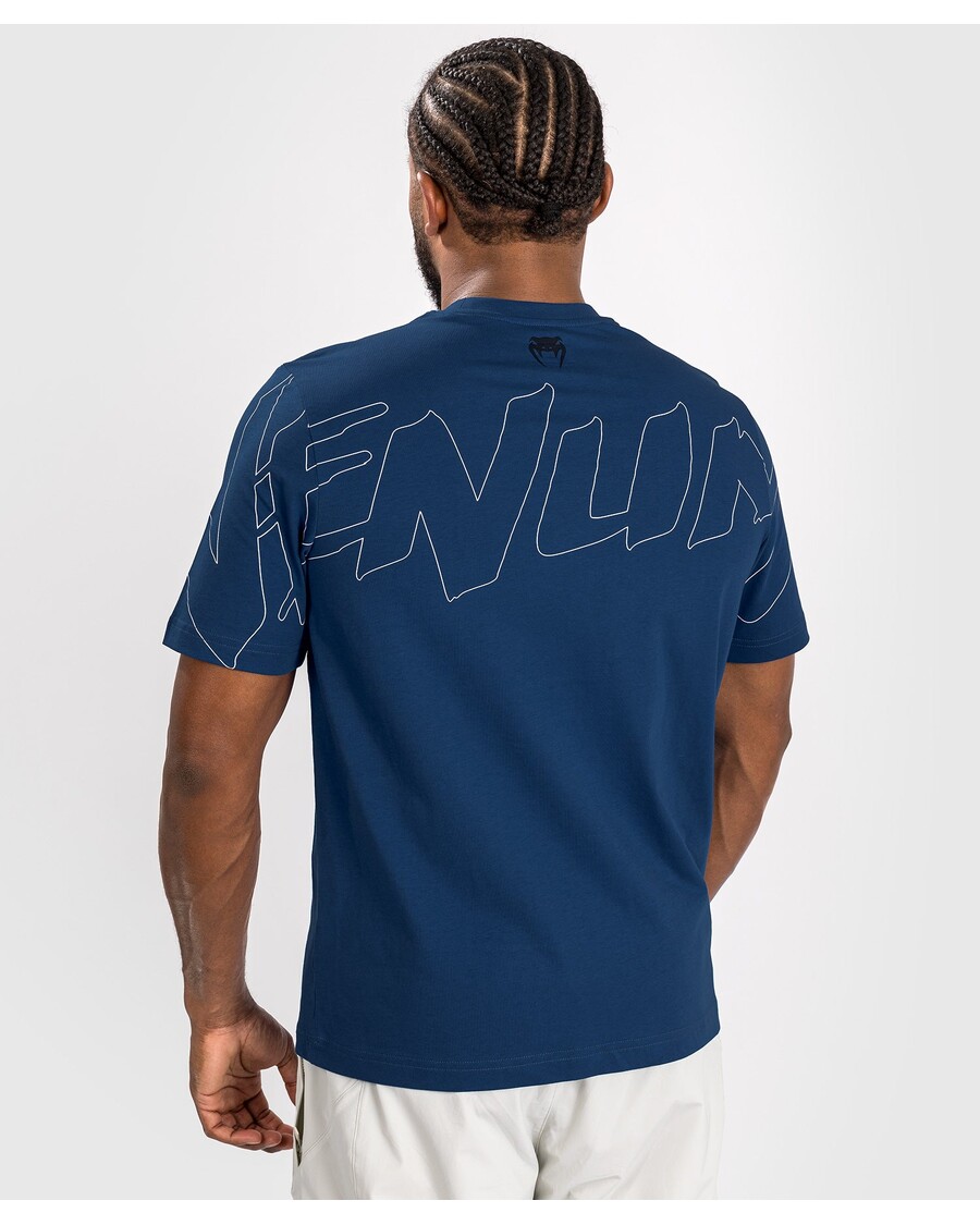 Venum Snake Print T-Shirt - Blue navy