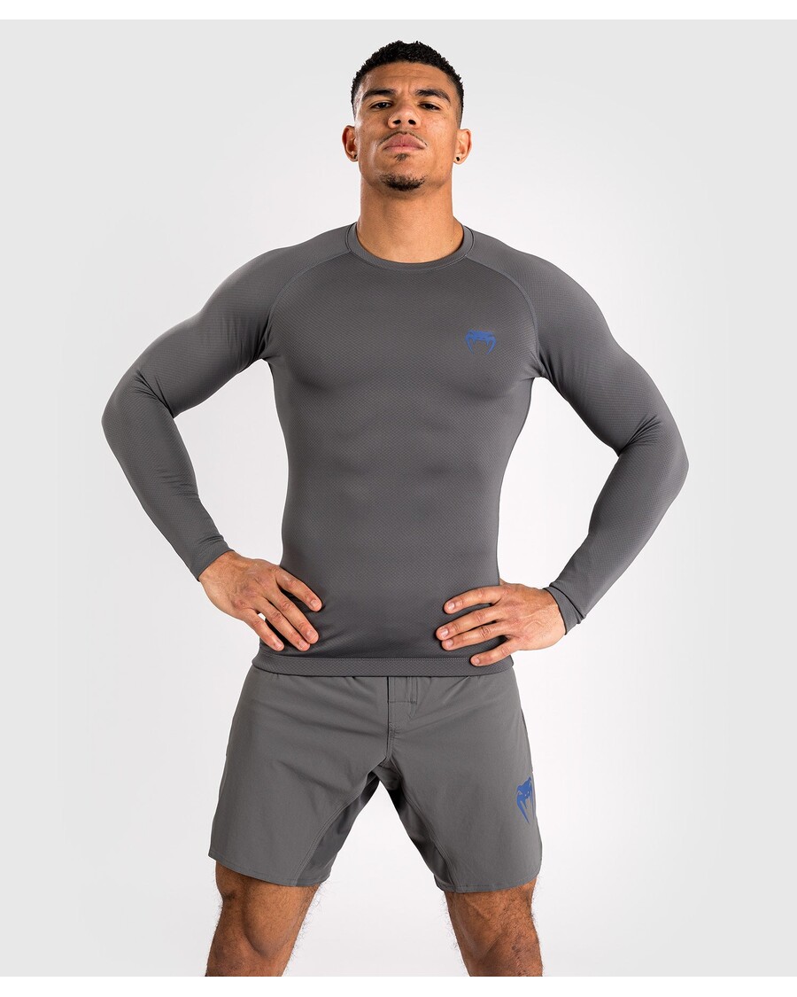 Venum Contender Men’s Long Sleeve Rashguard - Grey