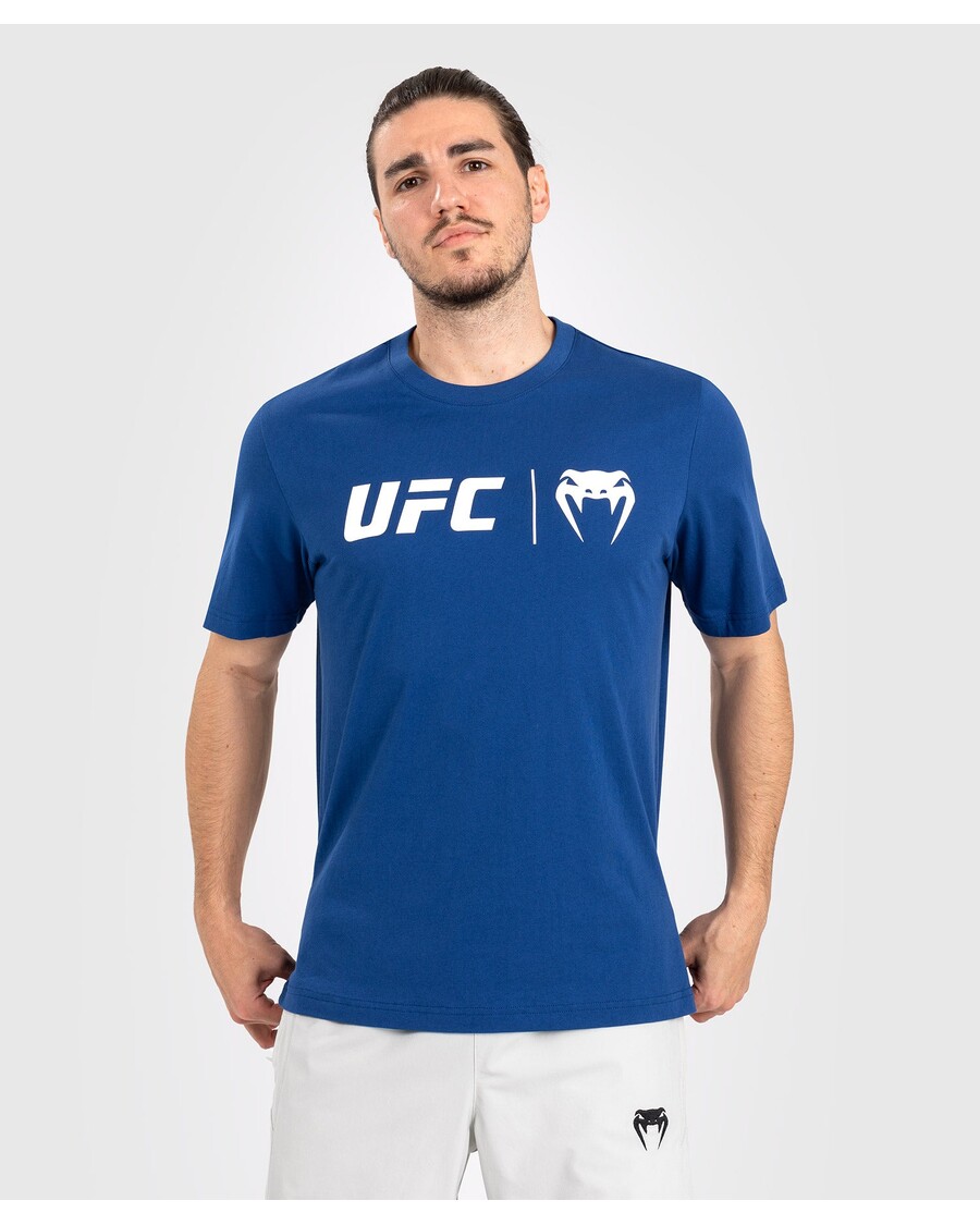 UFC Venum Classic  T-Shirt - Navy Blue/White