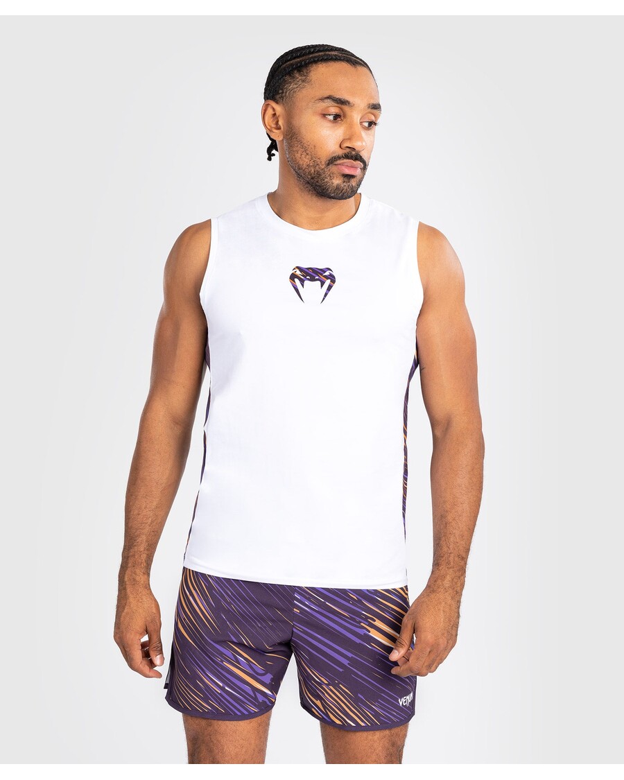 Venum Rapid Men’s Tank Top - White/Deep Purple