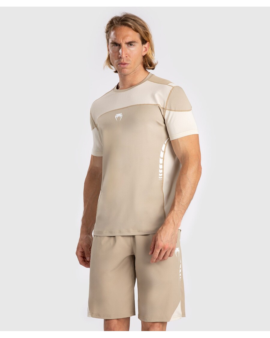 Venum Tempest Men's Dry-Tech T-Shirt - Beige/Sand