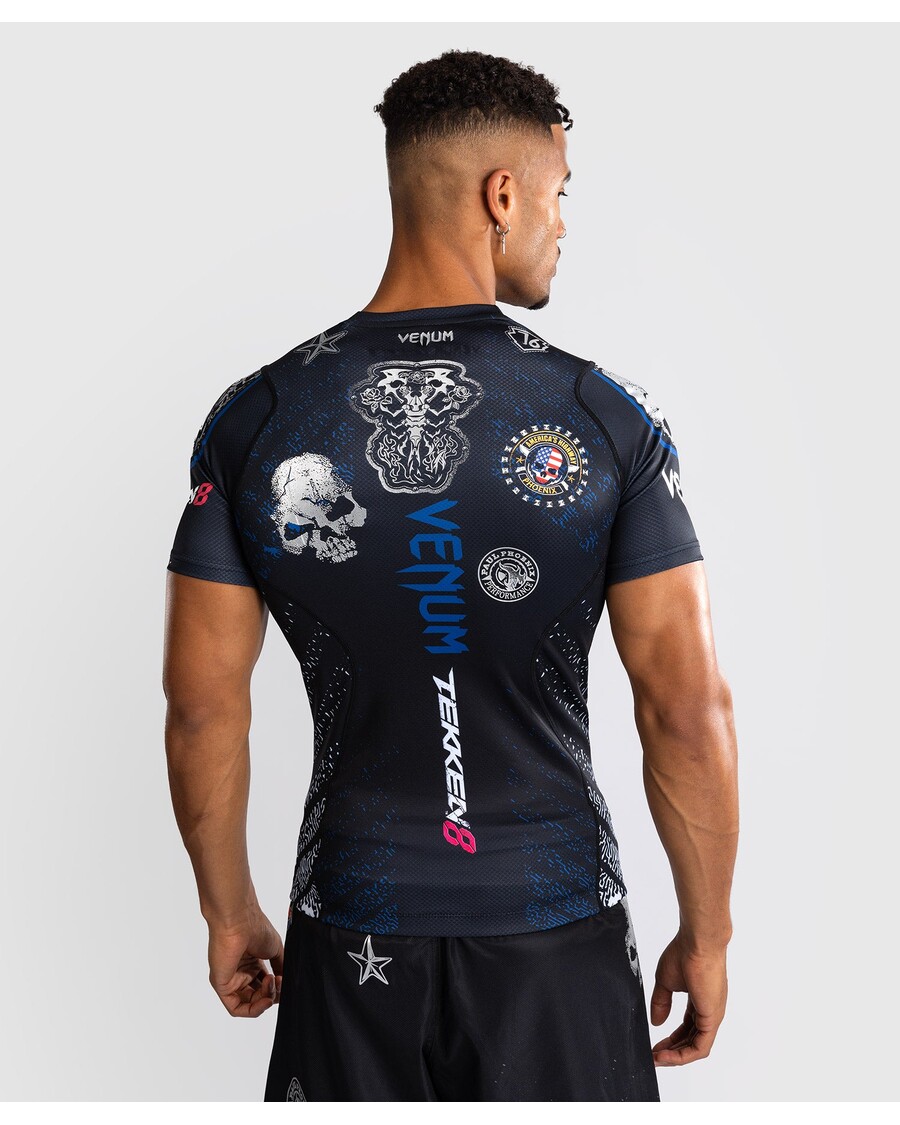 Venum x TEKKEN 8 - Paul Phoenix Rashguard - Black/Blue