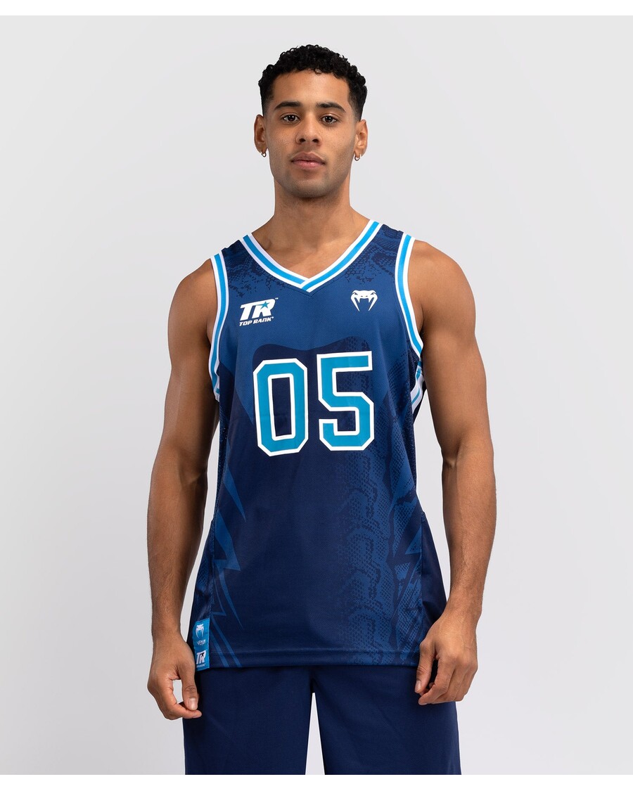 Venum X Top Rank Original Men's Basketball Jersey - Navy Blue