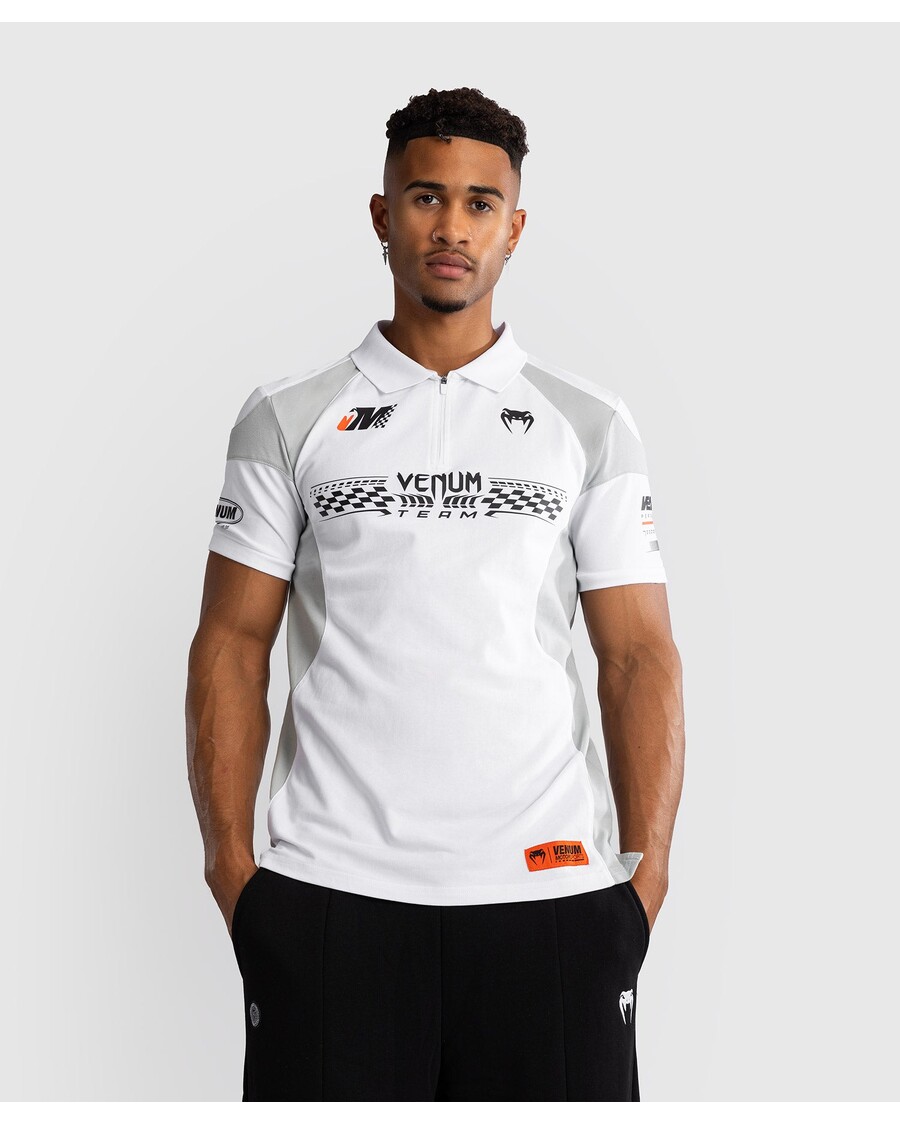 Venum Motorsport Cotton Polo - Snow White