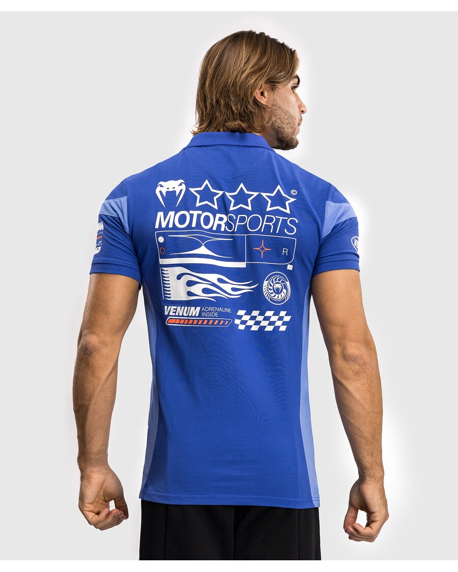 Venum Motorsport Cotton Polo - Royal Blue