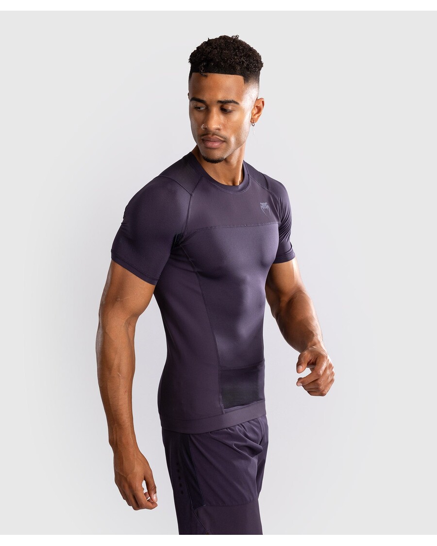 Venum G-Fit Air Men's Short Sleeve Rashguard - Deep Purple