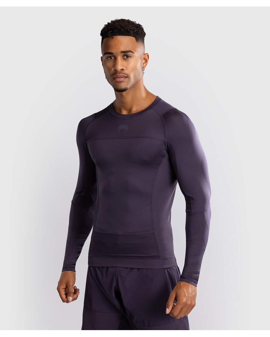 Venum G-Fit Air Men's Long Sleeve Rashguard - Deep Purple