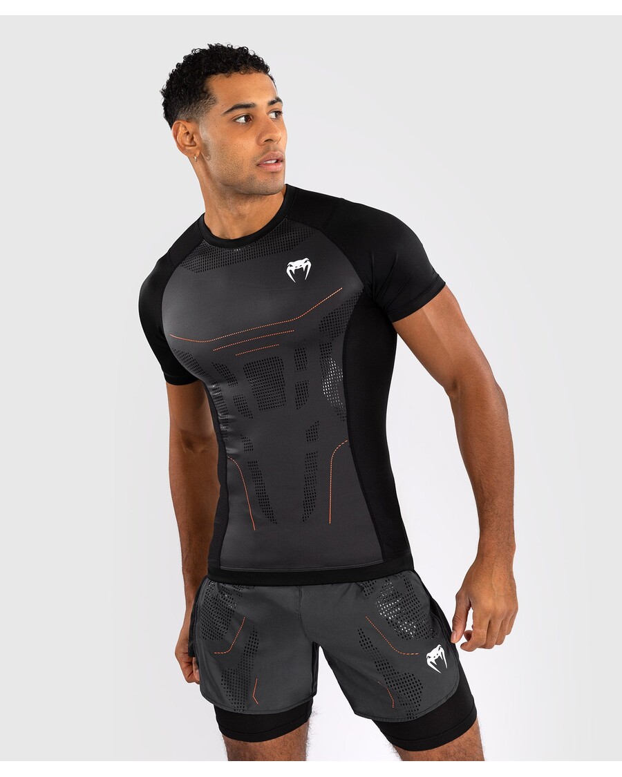 Venum Technical 3.0 Short Sleeve Rashguard - Graphite