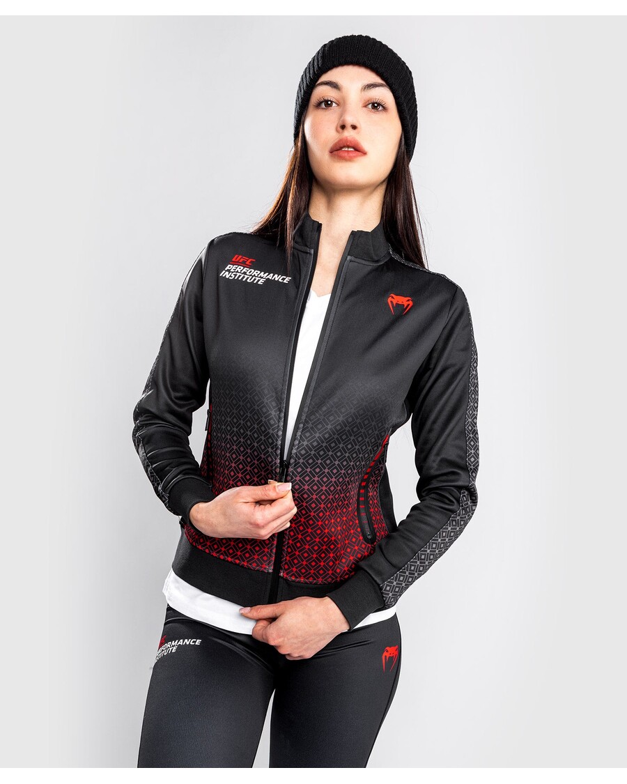 UFC Venum Performance Institute Track Jacket - For Women - Black/Red