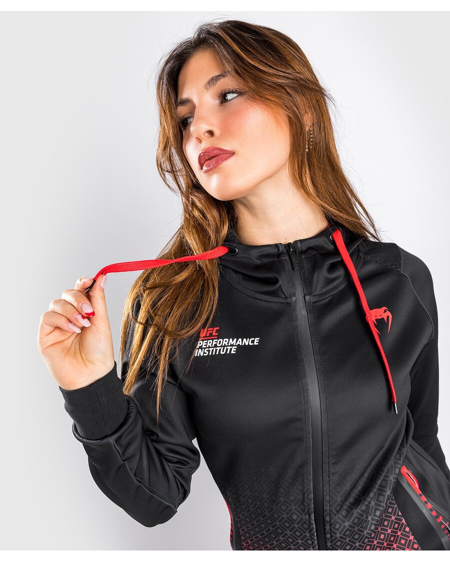 UFC Venum Performance Institute Hoodie - For Women - Black/Red