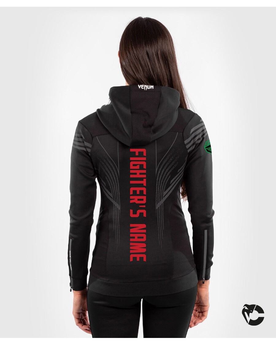 UFC Venum Fighters Authentic Fight Night Women's Walkout Hoodie - Black