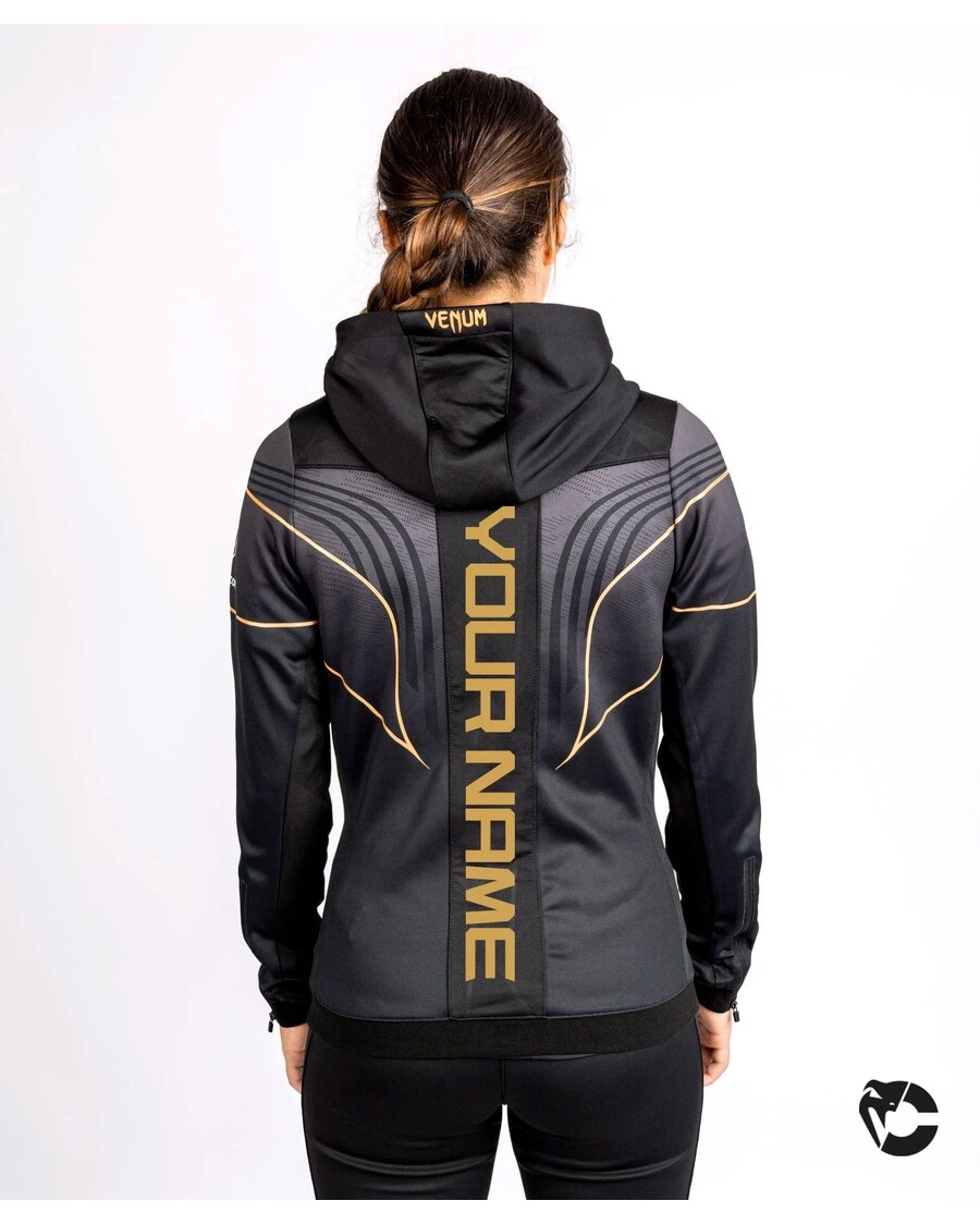 UFC Venum Personalized Authentic Fight Night 2.0 Women's Walkout Hoodie - Champion