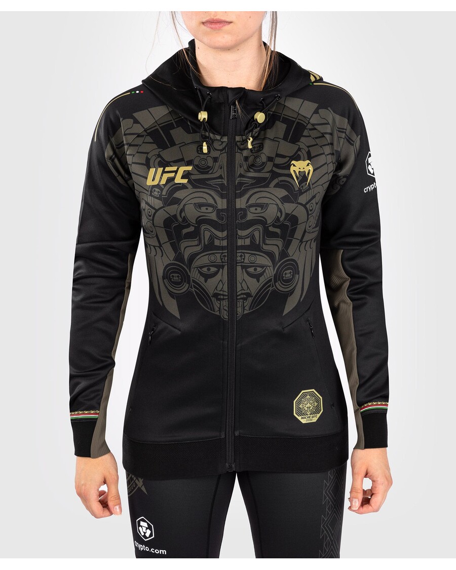 Noche UFC By Venum Authentic Fight Night Women’s Walkout Hoodie - Black