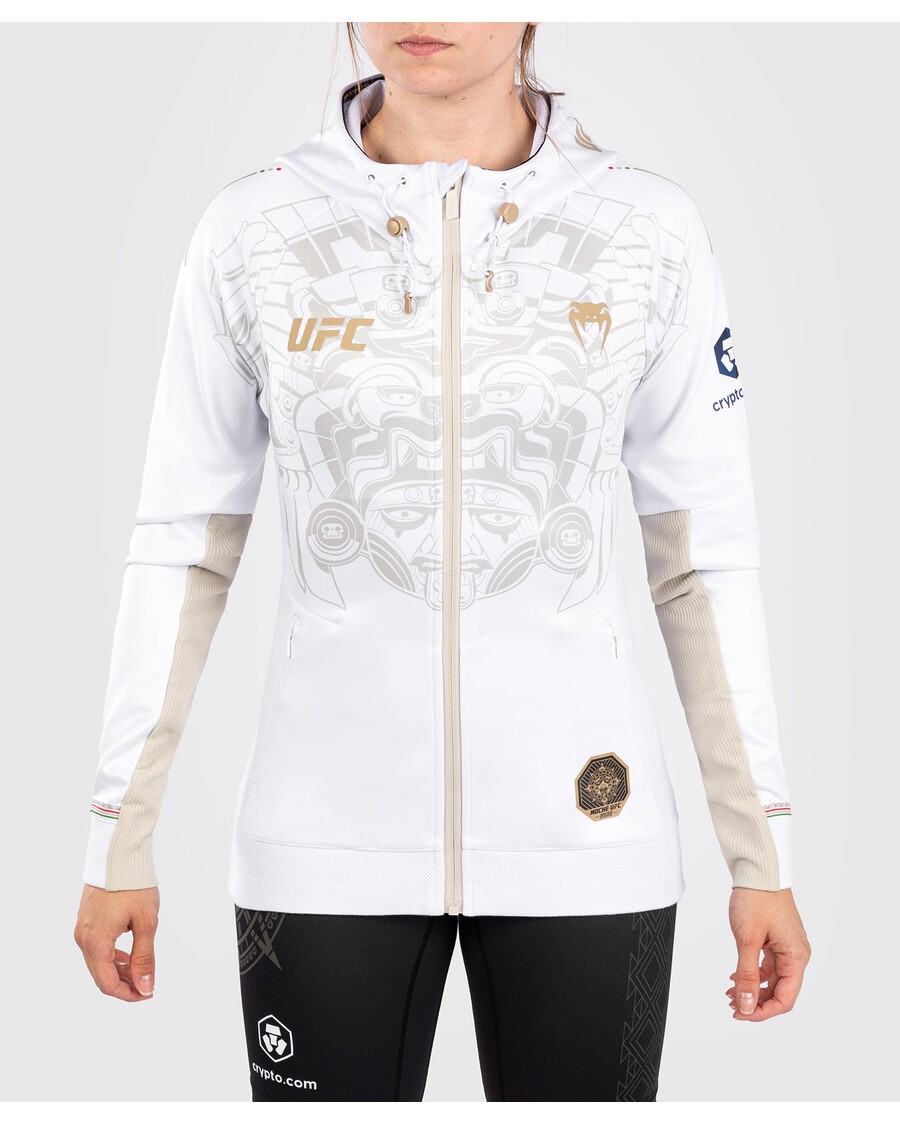 Noche UFC By Venum Authentic Fight Night Women’s Walkout Hoodie - White