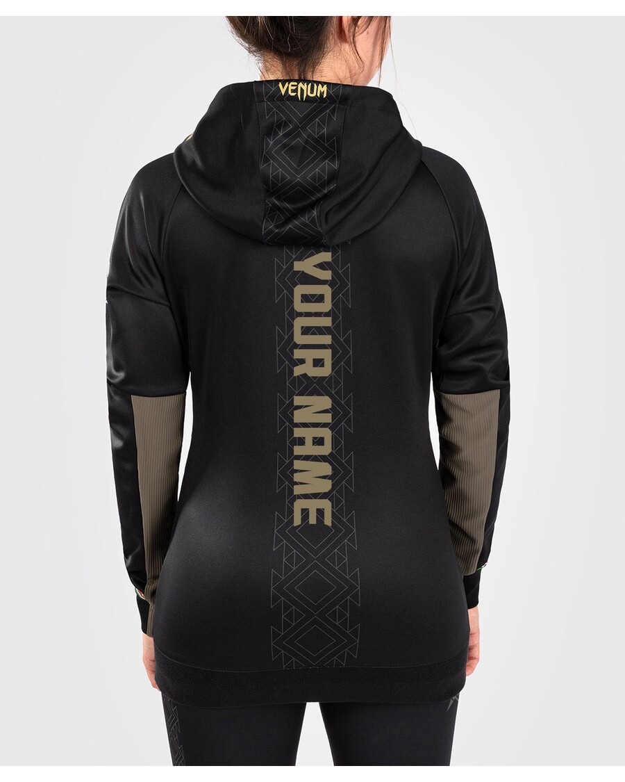 UFC Noche by Venum Personalized Authentic Fight Night Women's Walkout Hoodie - Black