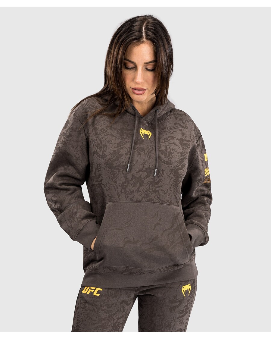 UFC Fusion by Venum Fight Week Women’s Pullover Hoodie - Earthen Brown