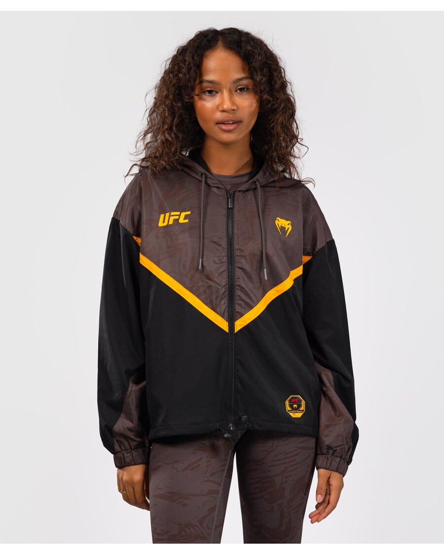 UFC Fusion by Venum Fight Week Women’s Zip Hoodie - Earthen Brown